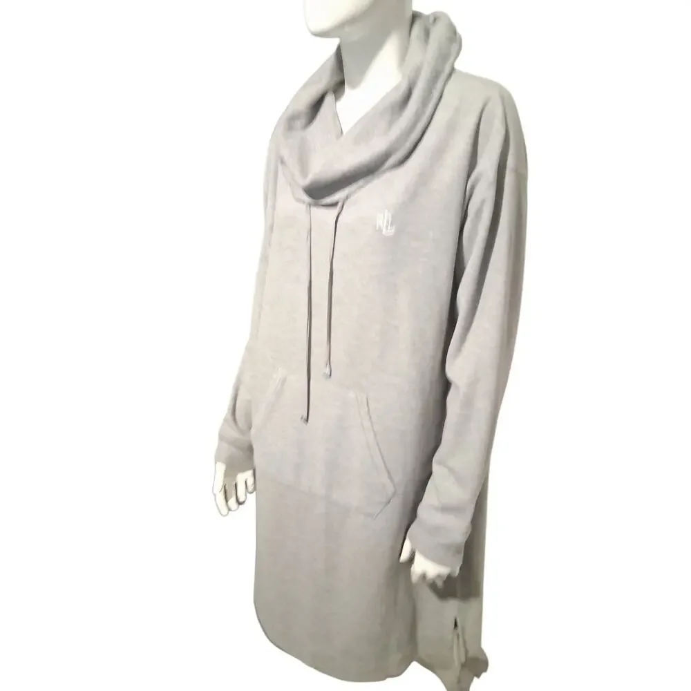 Lauren Ralph Lauren Womens size Large Cowl Neck Preppy Grungecore Academia Dress